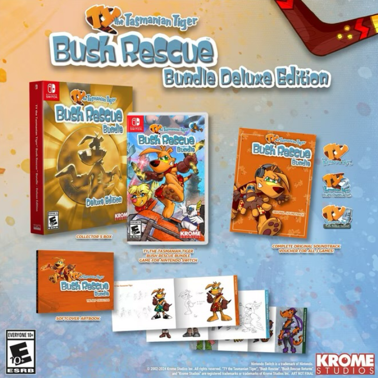 Ty The Tasmanian Tiger HD: Bush Rescue Bundle - Nintendo Switch