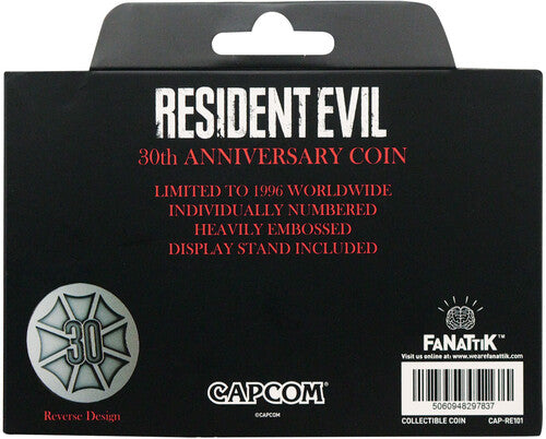 Resident Evil - 30th Anniversary Presentation Coin (PRE-ORDER)