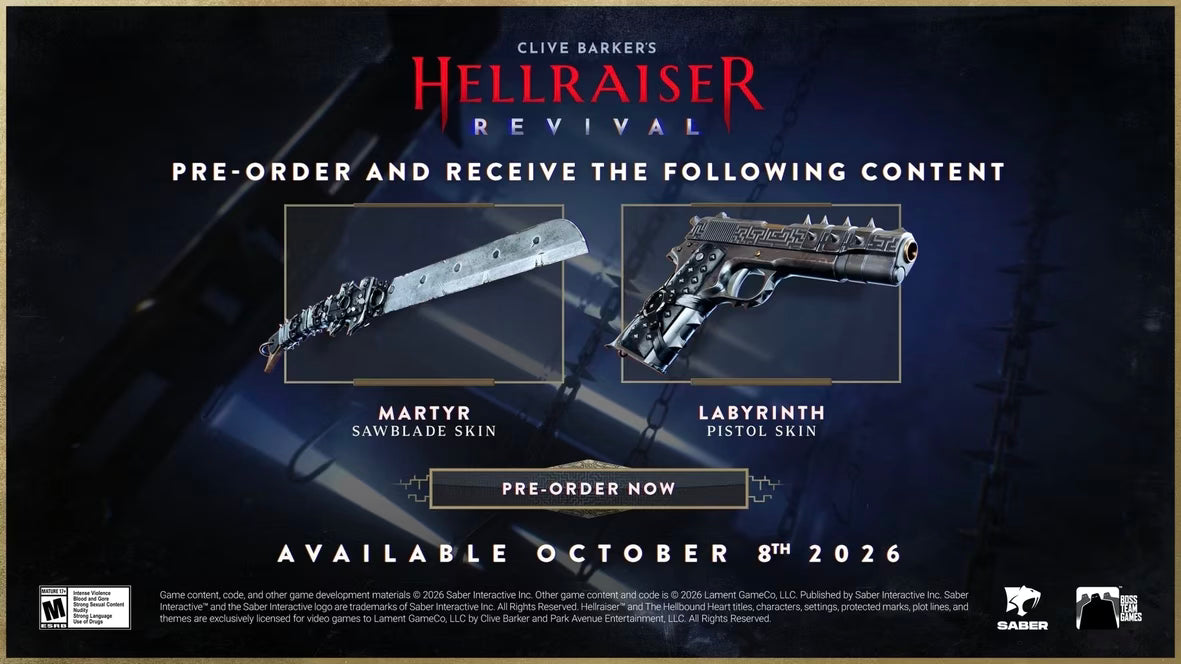 Clive Barker’s Hellraiser: Revival - PlayStation 5 (PRE-ORDER)