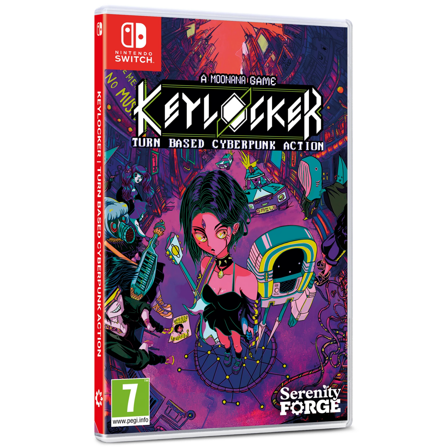 Keylocker | Turn Based Cyberpunk Action [Standard Edition] [EU Import] - Nintendo Switch (PRE-ORDER)