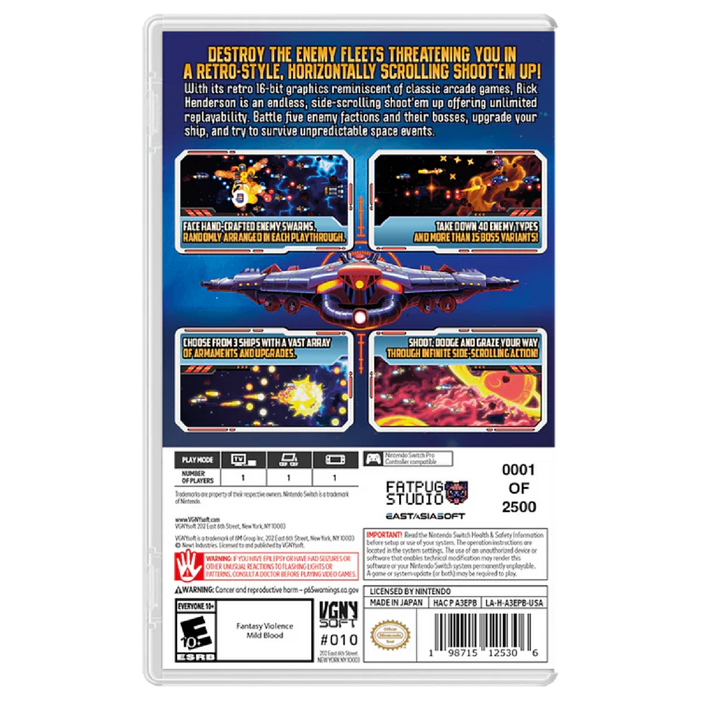 Rick Henderson [Elite Edition] - Nintendo Switch