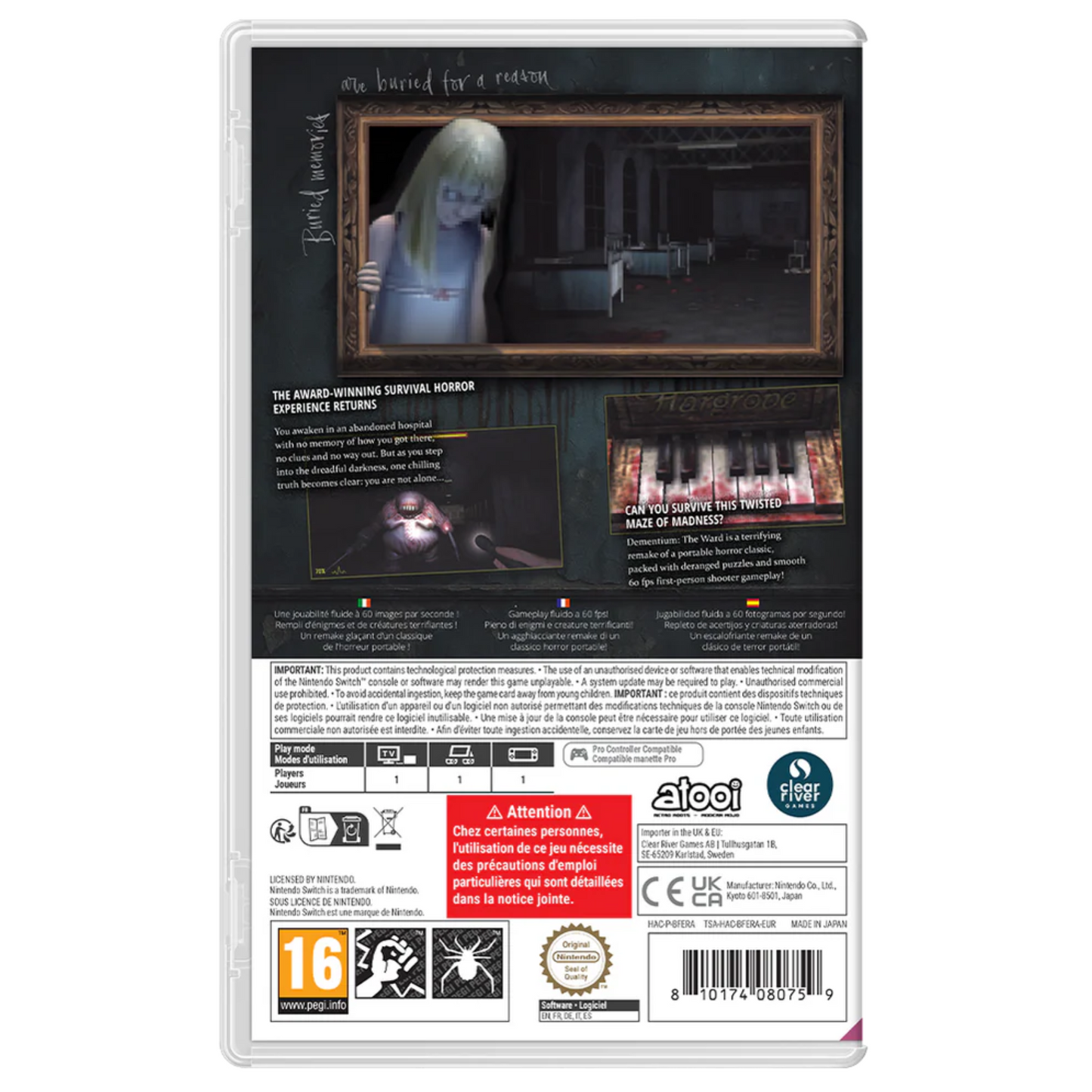 Dementium: The Ward [EU Import] - Nintendo Switch (PRE-ORDER)