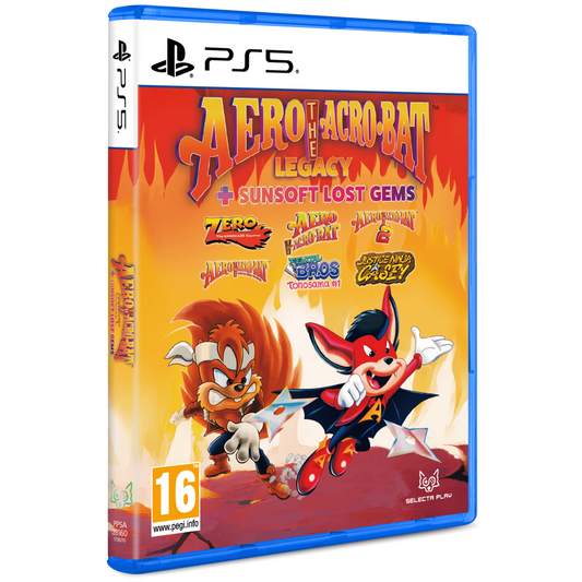 Aero The Acro-Bat Legacy + Sunsoft Lost Gems [EU Import] - PlayStation 5 (PRE-ORDER)