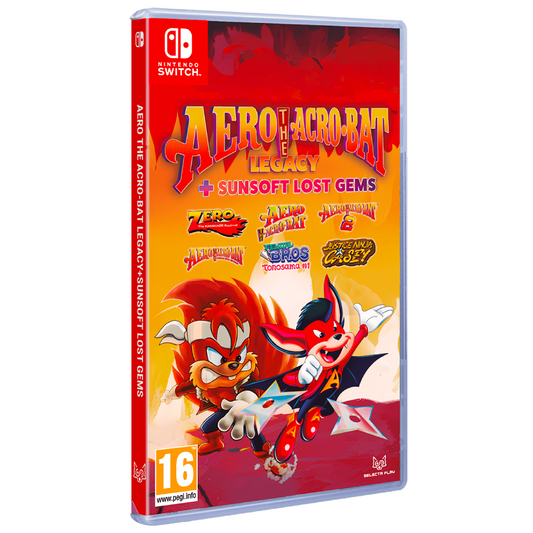 Aero The Acro-Bat Legacy + Sunsoft Lost Gems [EU Import] - Nintendo Switch (PRE-ORDER)