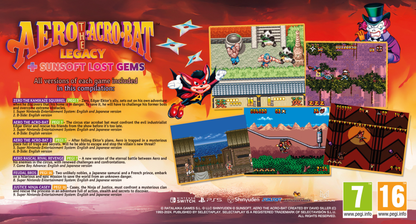 Aero The Acro-Bat Legacy + Sunsoft Lost Gems [EU Import] - Nintendo Switch (PRE-ORDER)
