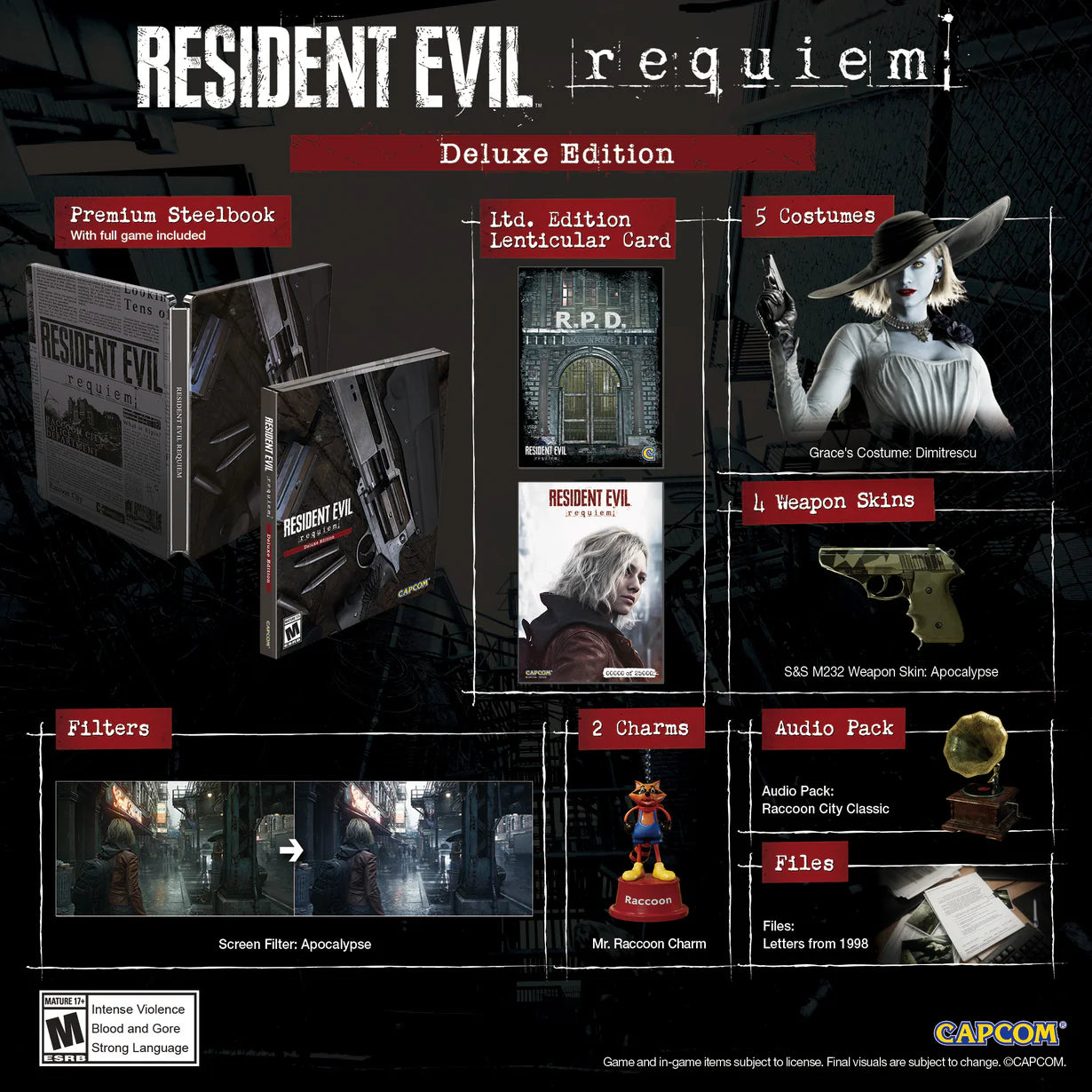 Resident Evil Requiem Deluxe Edition + Steelbook [Game-Key Card] - Nintendo Switch 2 (PRE-ORDER) (FREE USA SHIPPING)