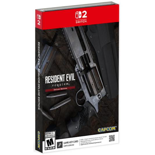Resident Evil Requiem Deluxe Edition + Steelbook [Game-Key Card] - Nintendo Switch 2 (PRE-ORDER) (FREE USA SHIPPING)