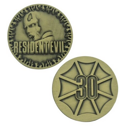 Resident Evil - 30th Anniversary Presentation Coin Antique Brass Edition (PRE-ORDER)