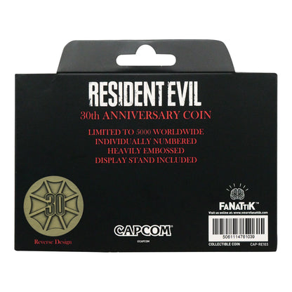 Resident Evil - 30th Anniversary Presentation Coin Antique Brass Edition (PRE-ORDER)