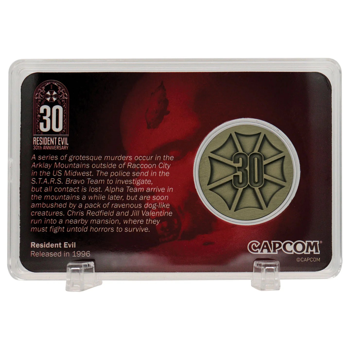 Resident Evil - 30th Anniversary Presentation Coin Antique Brass Edition (PRE-ORDER)