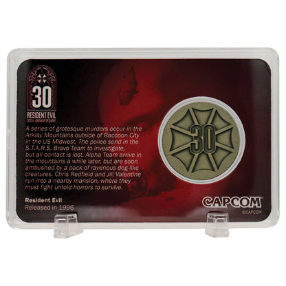 Resident Evil - 30th Anniversary Presentation Coin Antique Brass Edition (PRE-ORDER)