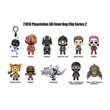 PlayStation Series 2 3D Foam Bag Clip (Random Single) (PRE-ORDER)