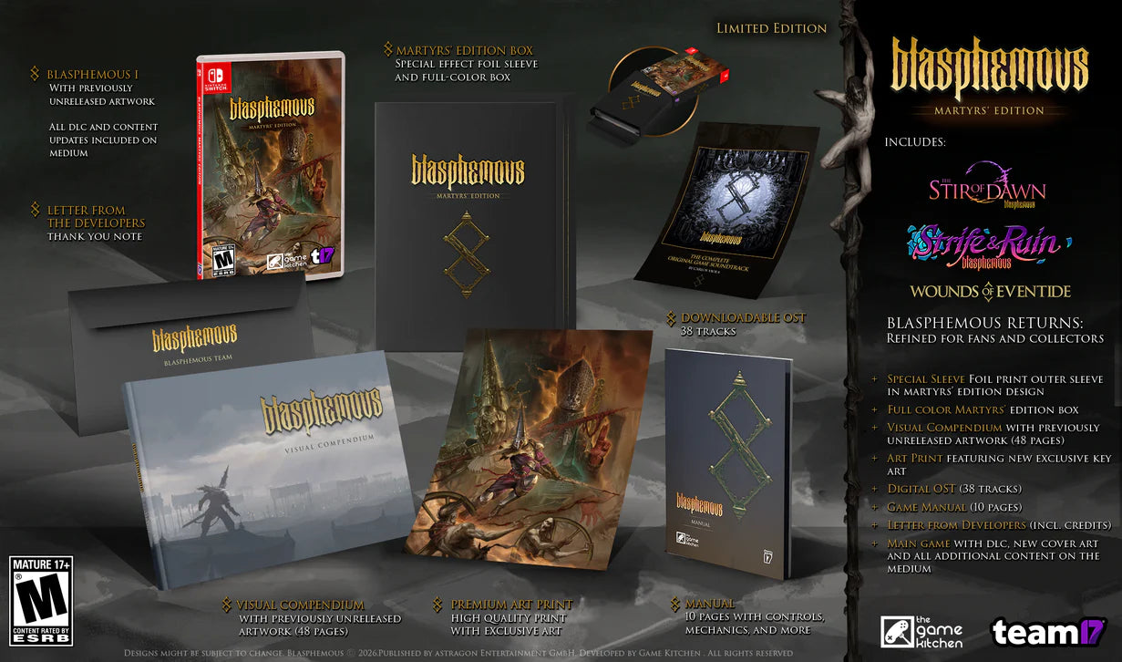 Blasphemous Martyrs’ Edition - Nintendo Switch (PRE-ORDER)