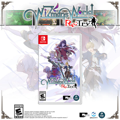 WiZmans World Re;Try - Nintendo Switch (PRE-ORDER)