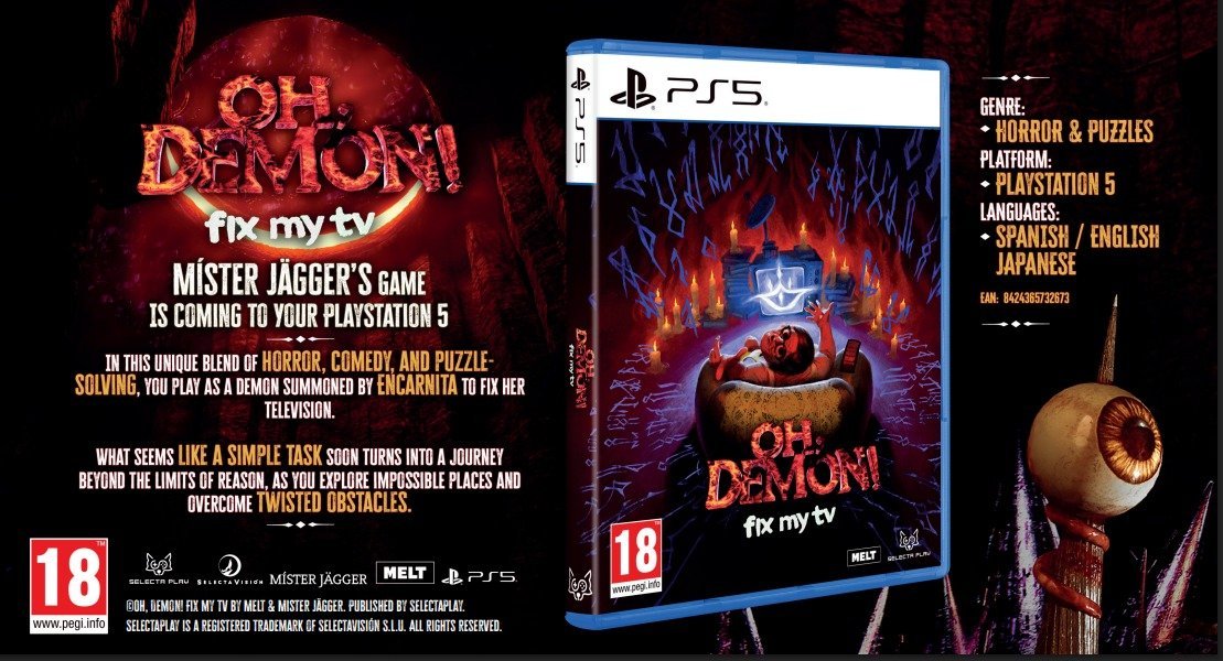 Oh, Demon! Fix my TV [EU Import] - PlayStation 5 (PRE-ORDER)