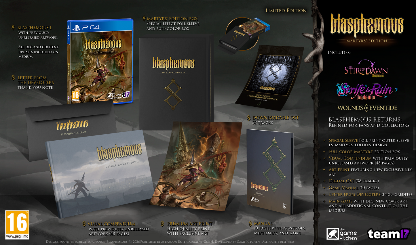 Blasphemous Martyrs’ Edition [EU Import] - PlayStation 4 (PRE-ORDER)