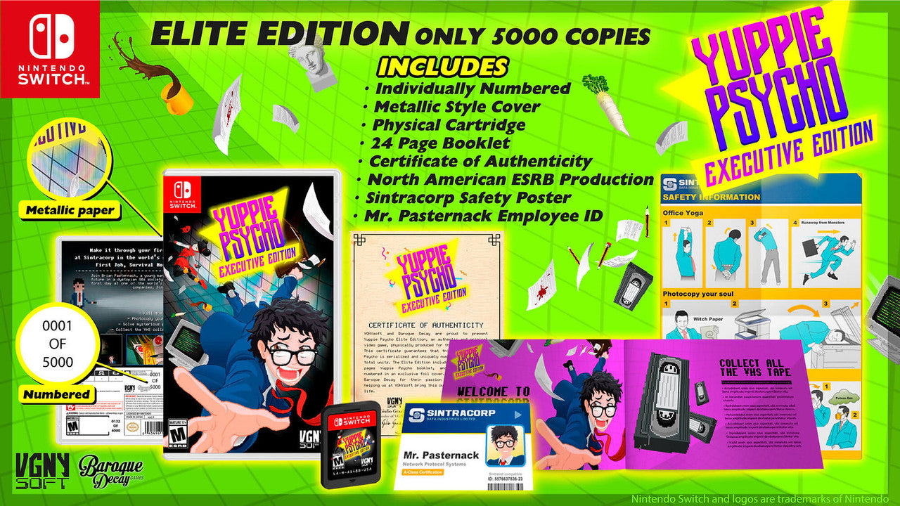 Yuppie Psycho: Executive Edition [Elite Edition] - Nintendo Switch