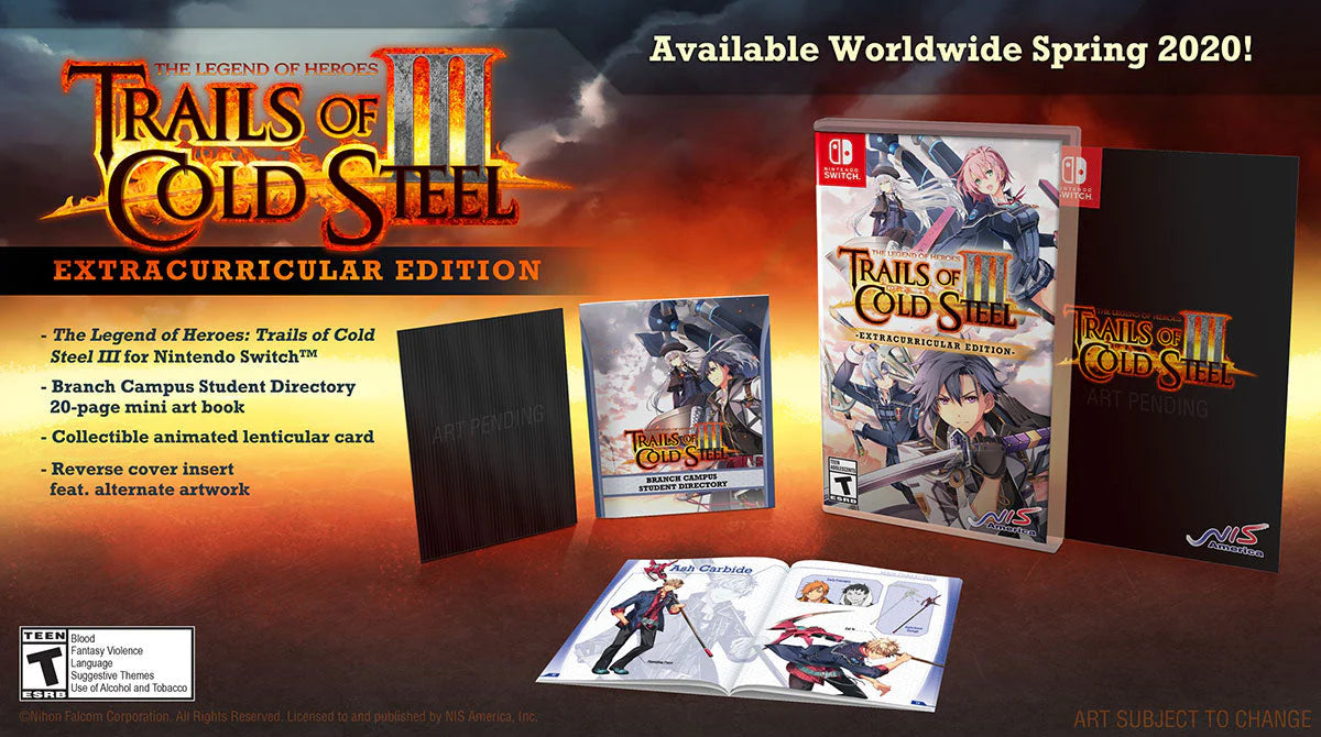 The Legend of Heroes Trails of Cold Steel III (Extracurricular Edition) - Nintendo Switch