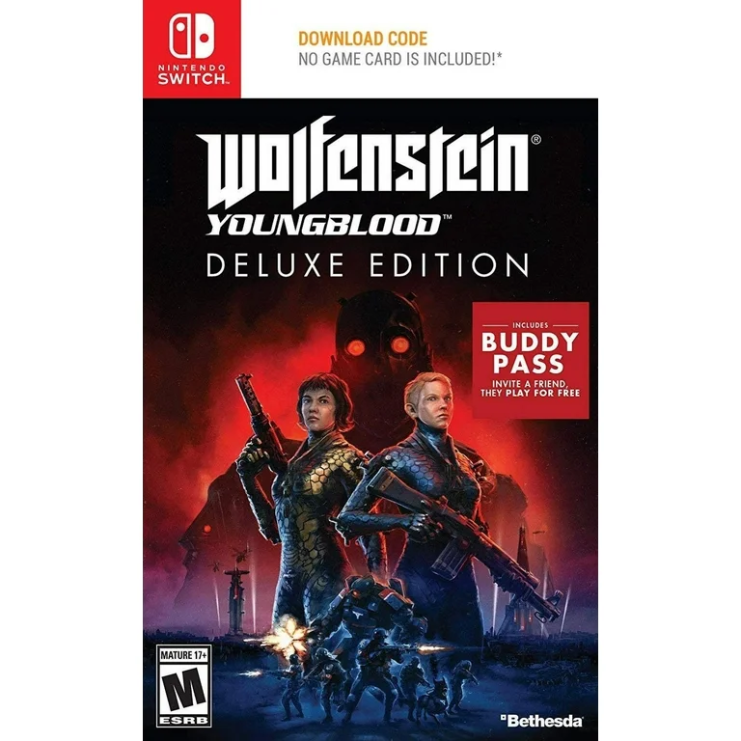 Wolfenstein: Youngblood Deluxe Edition (Code in Box) - Nintendo Switch