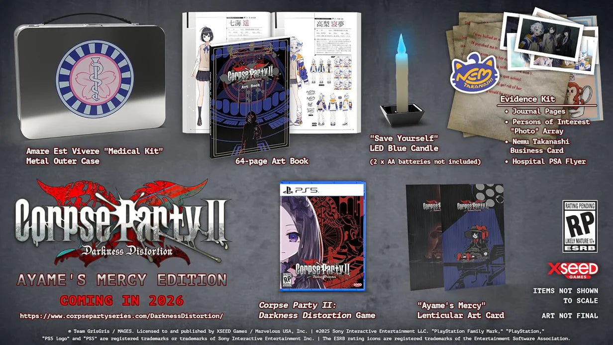 Corpse Party 2: Darkness Distortion Ayame’s Mercy Limited Edition - PlayStation 5 (PRE-ORDER)