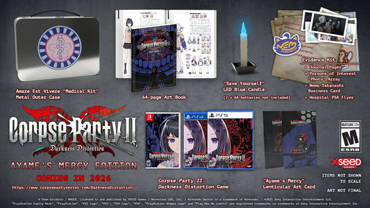 Corpse Party 2: Darkness Distortion Ayame’s Mercy Limited Edition - Nintendo Switch (PRE-ORDER)