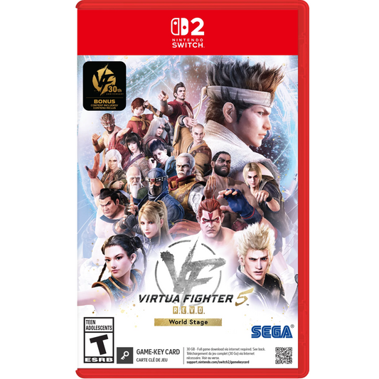 Virtua Fighter 5 R.E.V.O. World Stage 30th Anniversary Edition [Game-Key Card] - Nintendo Switch 2 (PRE-ORDER)