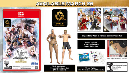 Virtua Fighter 5 R.E.V.O. World Stage 30th Anniversary Edition [Game-Key Card] - Nintendo Switch 2 (PRE-ORDER)