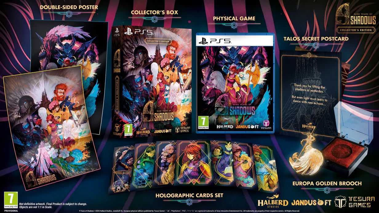 9 Years of Shadows [EU Import] [Collector's Edition] - PlayStation 5 (FREE USA SHIPPING)