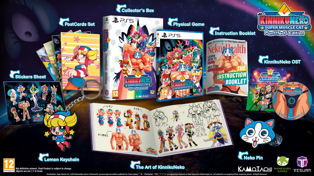 KinnikuNeko: SUPER MUSCLE CAT [Purrrrfect Edition] [EU Import] - PlayStation 5 (FREE USA SHIPPING)