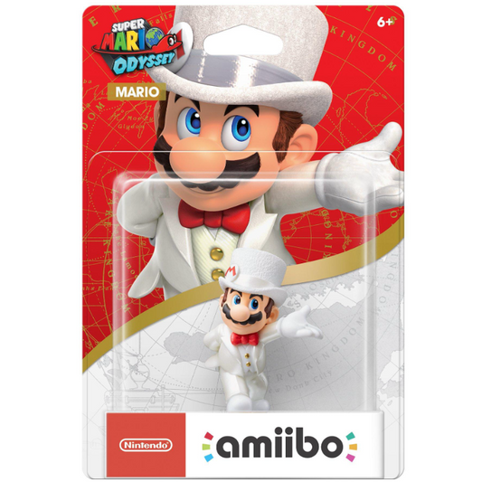 Super Mario Odyssey Mario (Wedding Outfit) amiibo