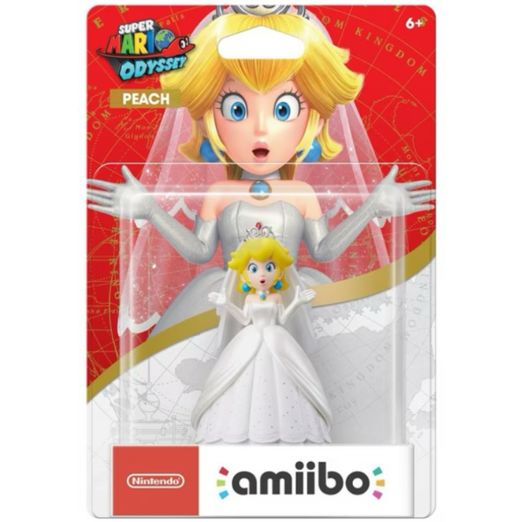 Super Mario Odyssey Peach (Wedding Outfit) amiibo