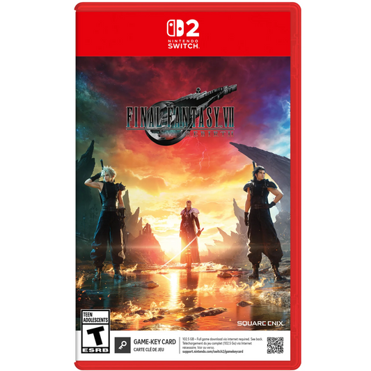 FINAL FANTASY VII REBIRTH Day 1 Edition [Game-Key Card] (Includes Exclusive Magic: The Gathering FINAL FANTASY Promo Card) - Nintendo Switch 2 (PRE-ORDER)