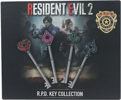 Resident Evil 2 - Set of Card Suit Keys (PRE-ORDER)