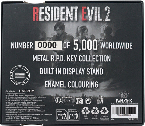 Resident Evil 2 - Set of Card Suit Keys (PRE-ORDER)