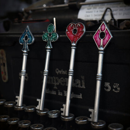 Resident Evil 2 - Set of Card Suit Keys (PRE-ORDER)