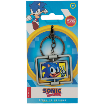 Sonic The Hedgehog - Spinning Keyring (PRE-ORDER)