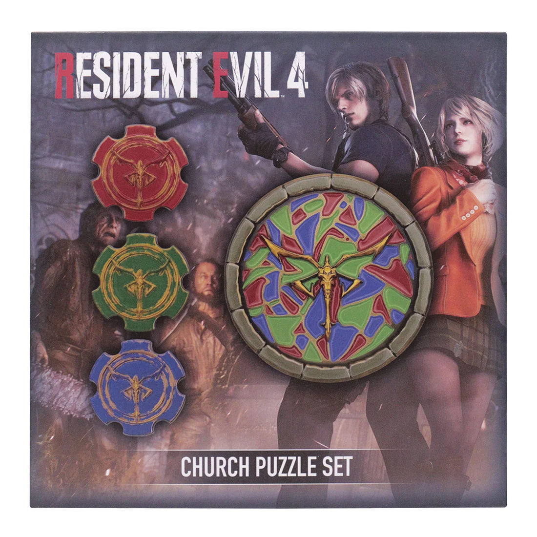 Resident Evil 4 - Church Puzzle Medallion Set (PRE-ORDER)