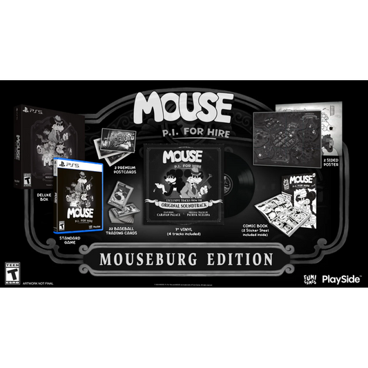 MOUSE: P.I. For Hire [The Mouseburg Edition] - PlayStation 5 (PRE-ORDER)